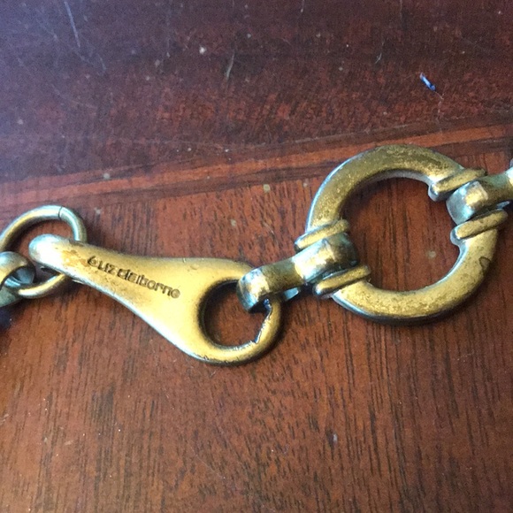 Liz Claiborne Brass Belt - Picture 2 of 4